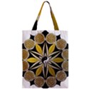 Mandala Yin Yang Live Flower Zipper Classic Tote Bag View1