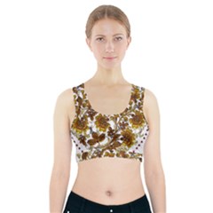 Mandala Metallizer Art Factory Sports Bra With Pocket by Celenk