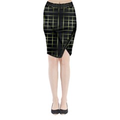 Background Texture Pattern Midi Wrap Pencil Skirt