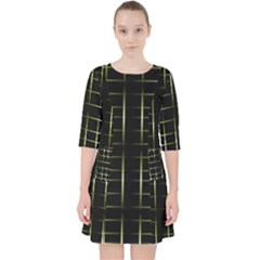 Background Texture Pattern Pocket Dress