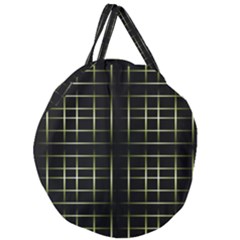 Background Texture Pattern Giant Round Zipper Tote