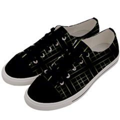 Background Texture Pattern Men s Low Top Canvas Sneakers