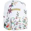 Floral Backdrop Pattern Flower Giant Full Print Backpack View3