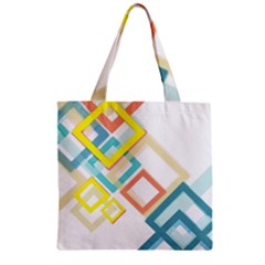 The Background Wallpaper Design Zipper Grocery Tote Bag