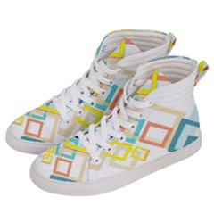 The Background Wallpaper Design Women s Hi-top Skate Sneakers