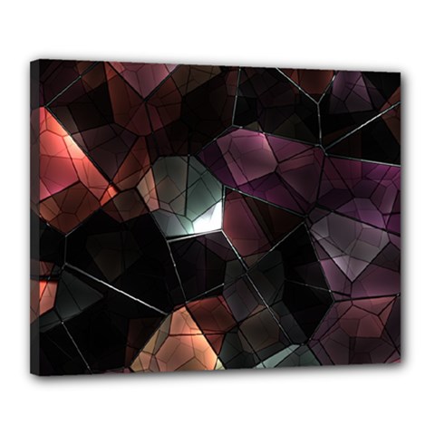 Crystals Background Design Luxury Canvas 20  X 16 