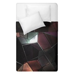 Crystals Background Design Luxury Duvet Cover Double Side (single Size) by Celenk