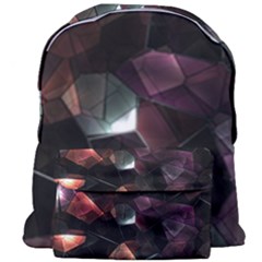 Crystals Background Design Luxury Giant Full Print Backpack