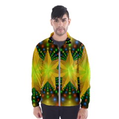 Christmas Star Fractal Symmetry Wind Breaker (Men)