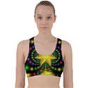 Christmas Star Fractal Symmetry Back Weave Sports Bra View1