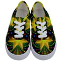 Christmas Star Fractal Symmetry Kids  Classic Low Top Sneakers View1