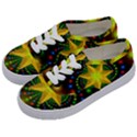 Christmas Star Fractal Symmetry Kids  Classic Low Top Sneakers View2