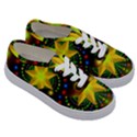 Christmas Star Fractal Symmetry Kids  Classic Low Top Sneakers View3