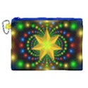 Christmas Star Fractal Symmetry Canvas Cosmetic Bag (XL) View1