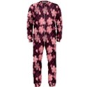 Cherry Blossoms Japanese Style Pink OnePiece Jumpsuit (Men)  View1