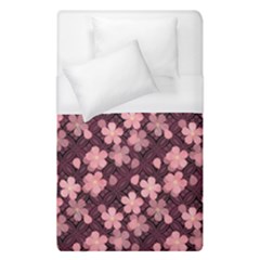 Cherry Blossoms Japanese Style Pink Duvet Cover (single Size) by Celenk