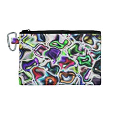 Background Texture Pattern Canvas Cosmetic Bag (medium)