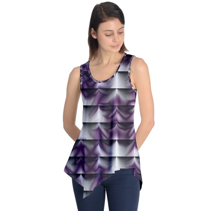 Background Texture Pattern Sleeveless Tunic