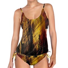 Refinery Oil Refinery Grunge Bloody Tankini Set