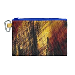 Refinery Oil Refinery Grunge Bloody Canvas Cosmetic Bag (large)