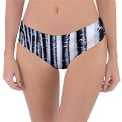 Row Trees Nature Birch Reversible Classic Bikini Bottoms by Celenk