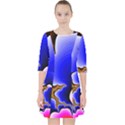 Fractal Background Pattern Color Pocket Dress View1