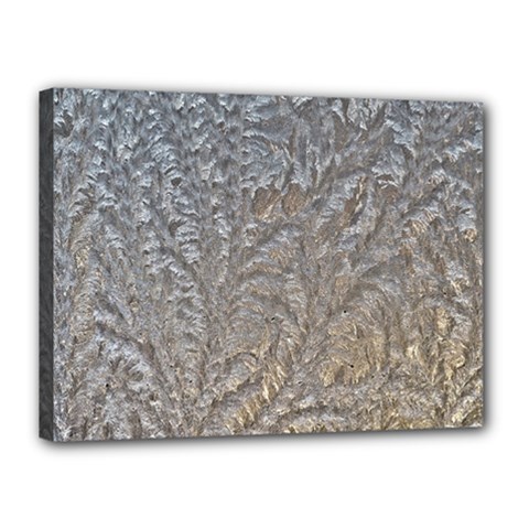 Eiskristalle Hardest Frozen Texture Canvas 16  X 12  by Celenk