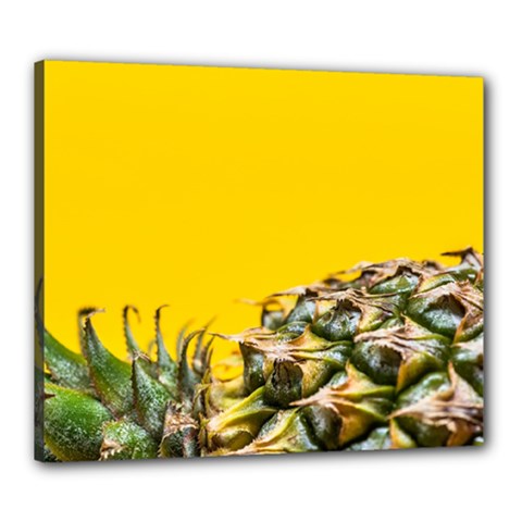 Pineapple Raw Sweet Tropical Food Canvas 24  X 20  by Celenk