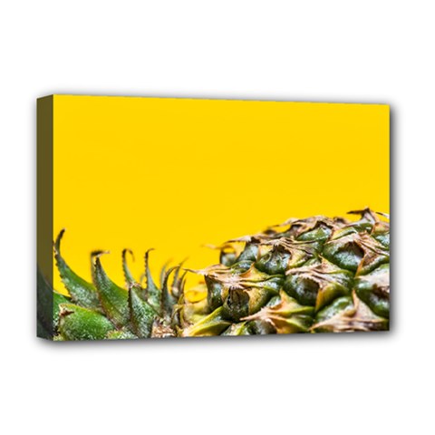 Pineapple Raw Sweet Tropical Food Deluxe Canvas 18  X 12   by Celenk