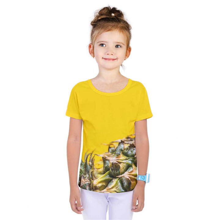 Pineapple Raw Sweet Tropical Food Kids  One Piece Tee