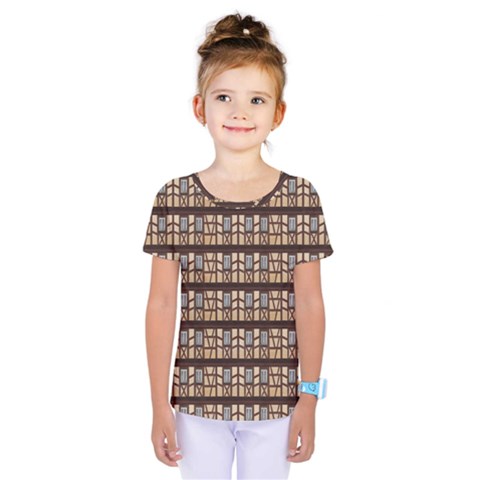 Window Facade Truss Hauswand Kids  One Piece Tee by Celenk