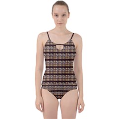 Window Facade Truss Hauswand Cut Out Top Tankini Set by Celenk