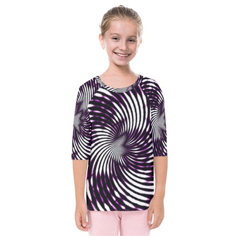 Background Texture Pattern Kids  Quarter Sleeve Raglan Tee by Celenk