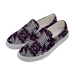 Background Texture Pattern Women s Canvas Slip Ons