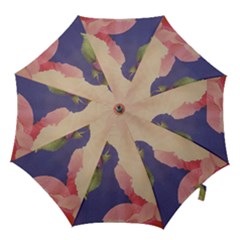 Fabric Textile Abstract Pattern Hook Handle Umbrellas (medium) by Celenk