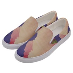 Fabric Textile Abstract Pattern Men s Canvas Slip Ons