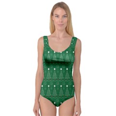 Christmas Tree Holiday Star Princess Tank Leotard  by Celenk