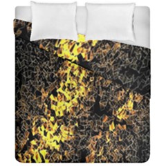 The Background Wallpaper Gold Duvet Cover Double Side (california King Size)