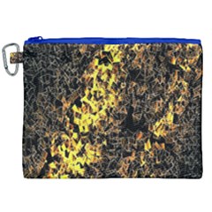 The Background Wallpaper Gold Canvas Cosmetic Bag (xxl)