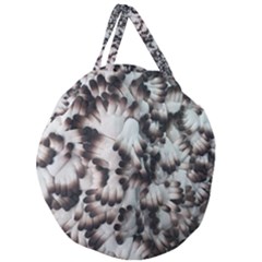 Pattern Wallpaper Organization Giant Round Zipper Tote