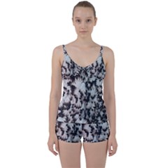 Pattern Wallpaper Organization Tie Front Two Piece Tankini