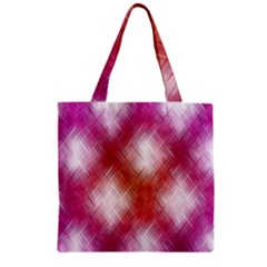 Background Texture Pattern 3d Zipper Grocery Tote Bag