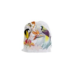 Birds Of Paradise Drawstring Pouches (xs)  by TKKdesignsCo