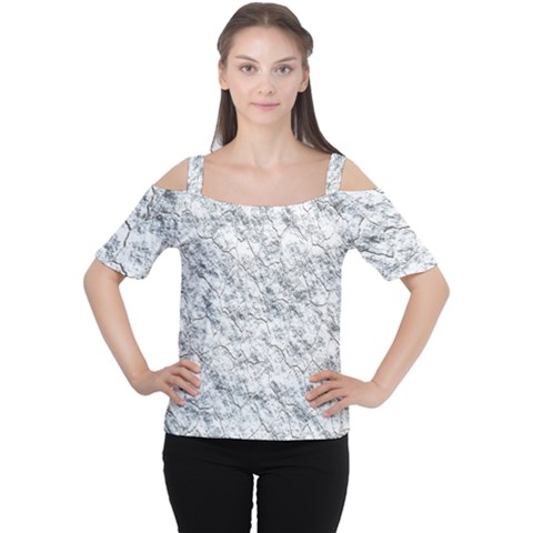 Pattern Background Old Wall Cutout Shoulder Tee by Celenk