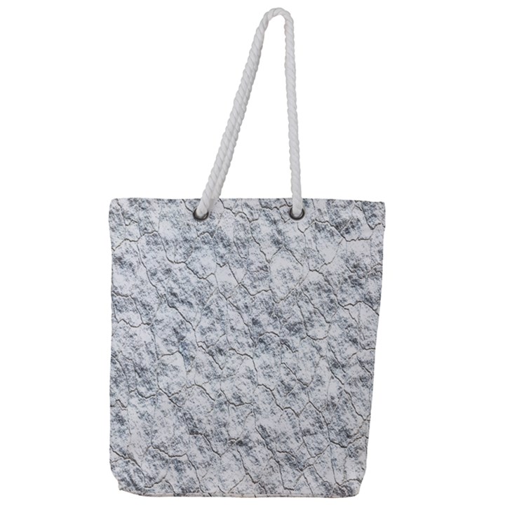 Pattern Background Old Wall Full Print Rope Handle Tote (Large)