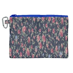 Pattern Flowers Pattern Flowers Canvas Cosmetic Bag (xl)