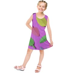 Leaves Autumn Nature Trees Kids  Tunic Dress