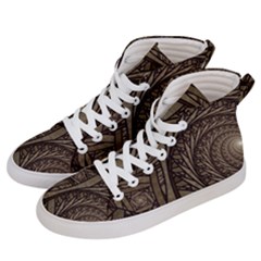 Abstract Pattern Graphics Women s Hi-top Skate Sneakers