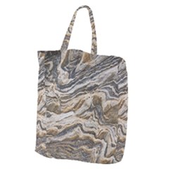 Texture Marble Abstract Pattern Giant Grocery Zipper Tote