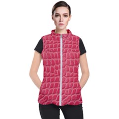 Textile Texture Spotted Fabric Women s Puffer Vest